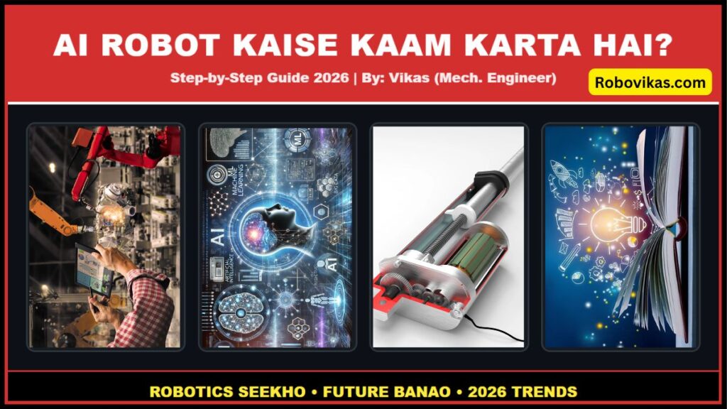 AI Robot Kaise Kaam Karta Hai Step-by-Step Hindi Tutorial 2026