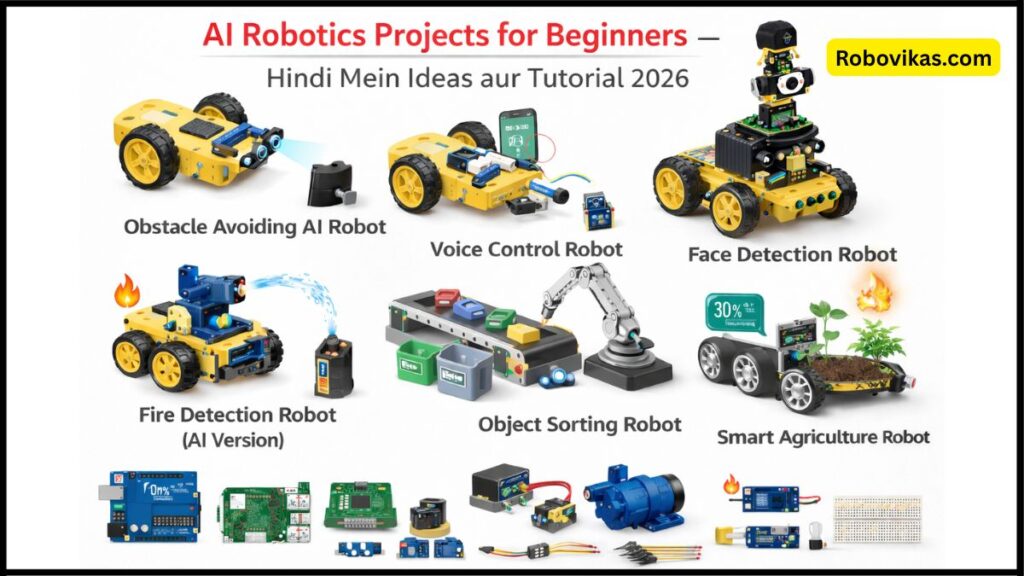 AI Robotics Projects for Beginners – Hindi Mein Ideas aur Tutorial 2026