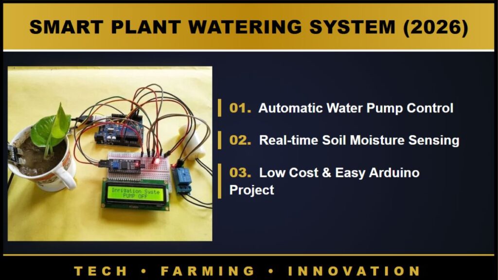 Soil Moisture Sensor से Smart Plant Watering System कैसे बनाएं Arduino Project Hindi 2026