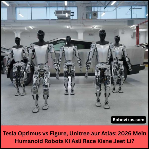 Tesla Optimus vs Figure, Unitree aur Atlas: 2026 Mein Humanoid Robots Ki Asli Race Kisne Jeet Li?