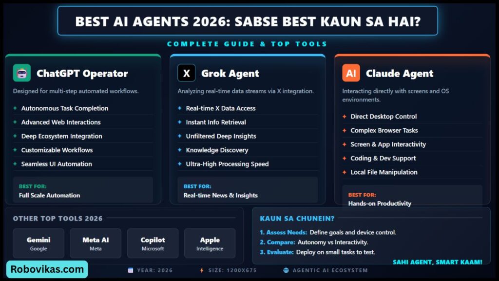 Best AI Agents 2026 ChatGPT Operator, Grok Agent, Claude Computer Use और Top Tools – Aapke Liye Sabse Best Kaun Sa Hai (2)