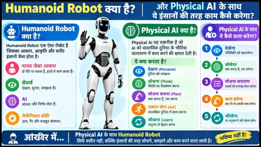 Humanoid Robot क्या है और Physical AI के साथ ये इंसानों की तरह काम कैसे करेगा
